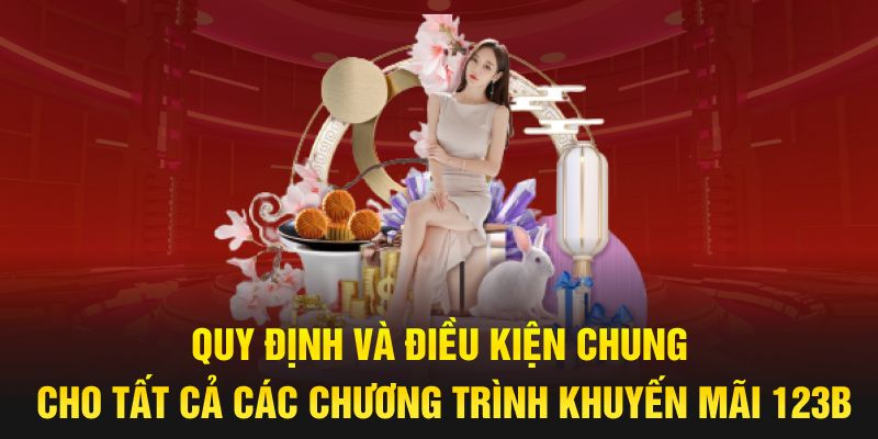 Quy định và điều kiện chung cho tất cả các chương trình khuyến mãi 123B